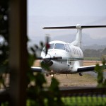 Bradelaide Multimedia Photography for the Aldinga Airfield website - plane taxi in the rain